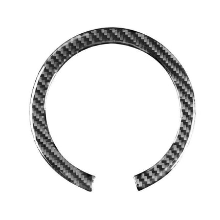Carbon Fiber Decorative Sticker for BMW MINI Steering Wheel - lightweight carbon fiber ring to upgrade interior