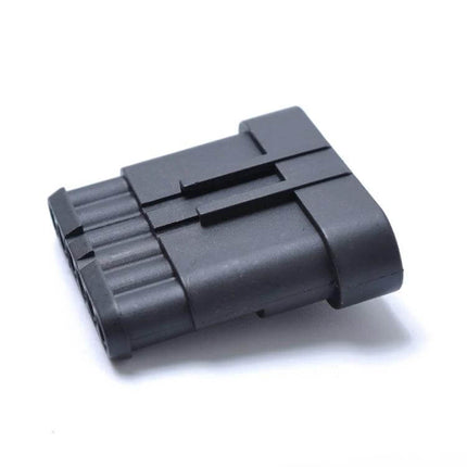 Six Pin Sealed Waterproof Wire Connector Set For Car Electrical Wiring A0315 - black 6-pin waterproof automotive electrical connector