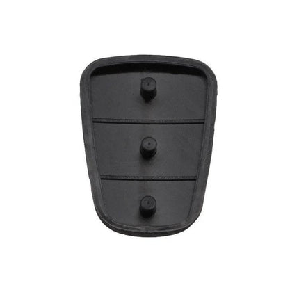 Hyundai Kia 3-Button Silicone Key Button Replacement Pad - black silicone replacement pad for worn key fob buttons, DIY repair