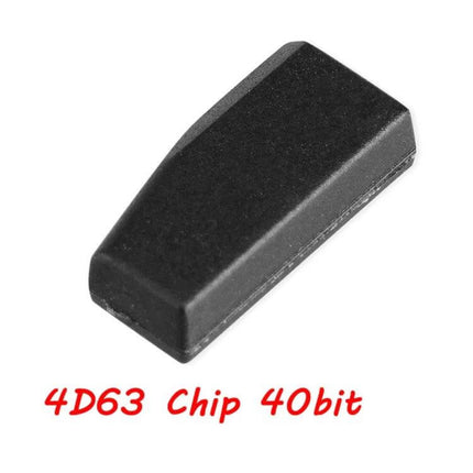 Replacement Car Key Chip for Mazda, Ford, Lincoln, and Amamiya Vehicle Access - 4D63 40bit black replacement chip