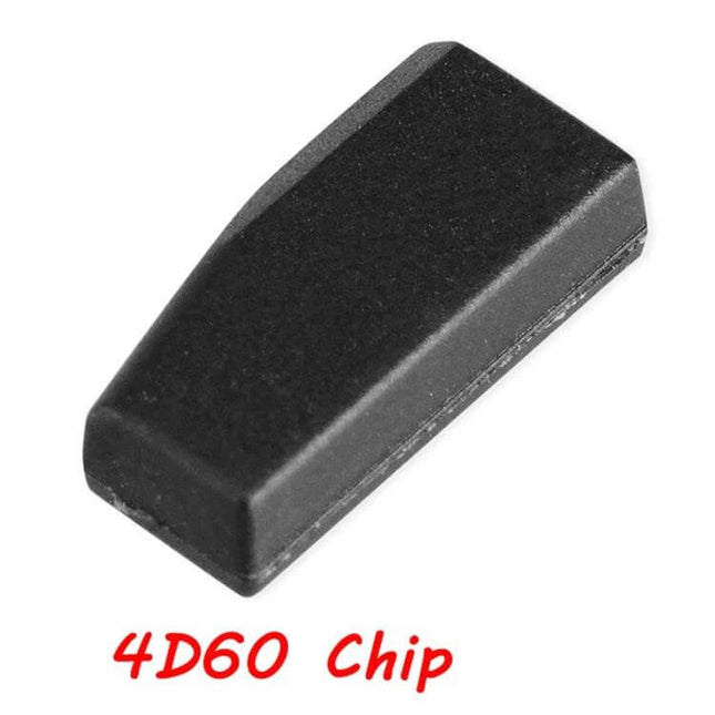 Replacement 60 Ceramic Chip for Various Ford Car Keys black 4D60 chip close-up showing rectangular ceramic key transponder