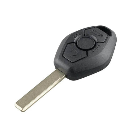 Replacement Key Case for BMW Vehicles with HU92 Blade - black replacement key shell for transferring original remote internals