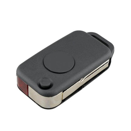 Mercedes-Benz 1-Button Foldable Replacement Key Case black replacement shell for worn Mercedes key