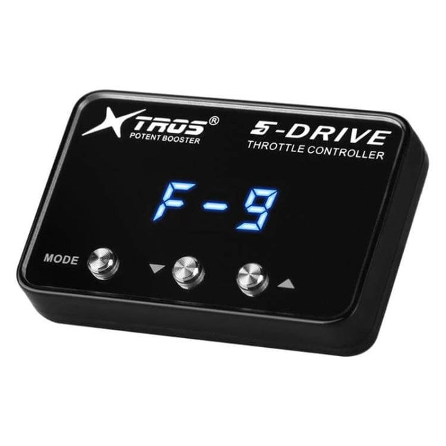 Ford Everest Throttle Response Booster For Smoother Driving - black 5-Drive throttle controller with LED display F-9