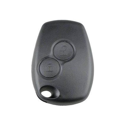 Practical Replacement Key Case for Renault Cars with 2 Buttons black outer housing for worn key shell, two-button swap-in protective cover