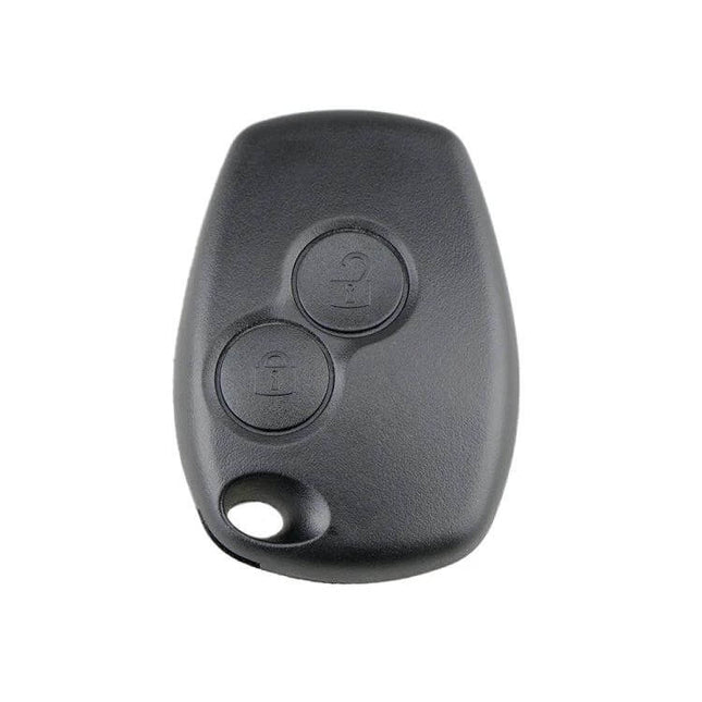 Practical Replacement Key Case for Renault Cars with 2 Buttons black outer housing for worn key shell, two-button swap-in protective cover