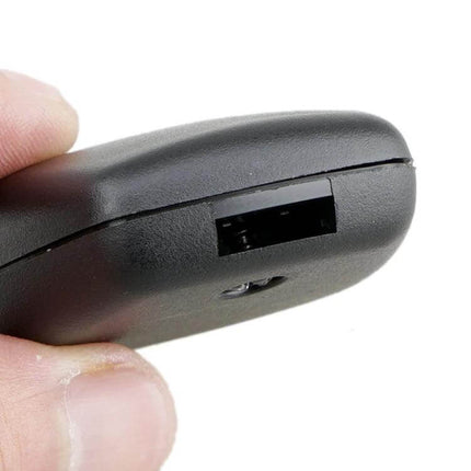 Practical Replacement Key Case for Renault Cars with 2 Buttons - black outer housing shown held in hand
