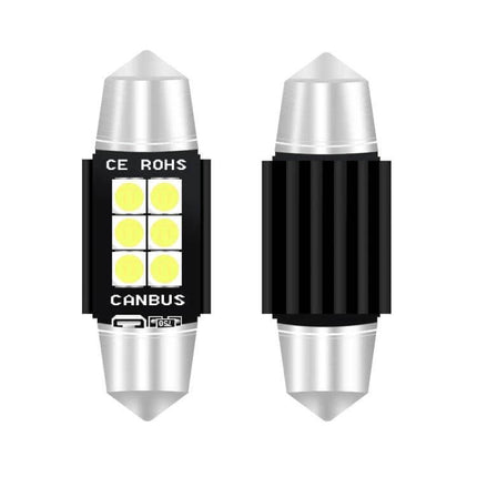 36mm Car Reading Lamp for License Plate Light Use at Night - compact 36mm plug-and-play LED with low heat and low power draw