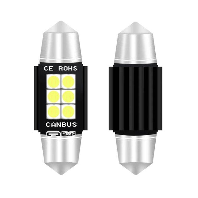 36mm Car Reading Lamp for License Plate Light Use at Night - compact 36mm plug-and-play LED with low heat and low power draw