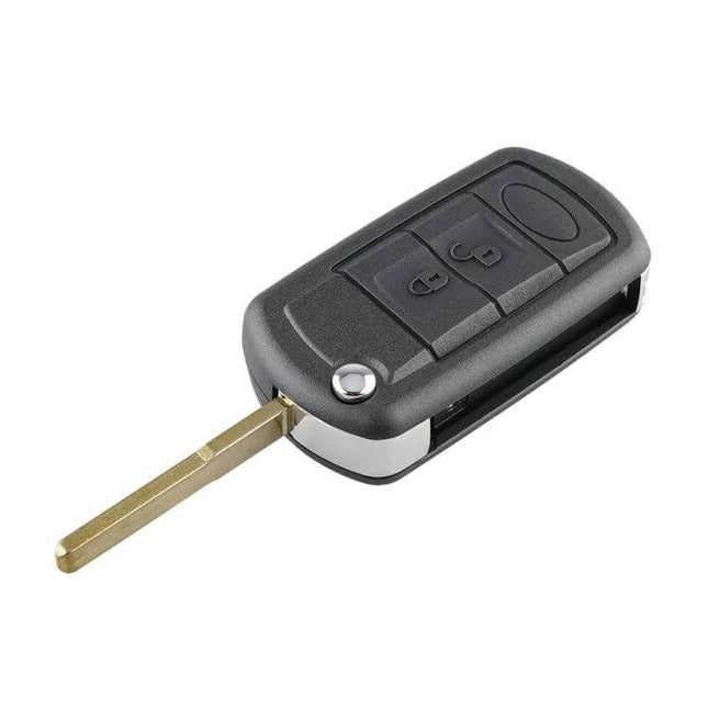 Land Rover Replacement 3-Button Key Case for Range Rover Sport black HU101 key housing with 3 buttons, no electronics, 65x30x17mm, 50g