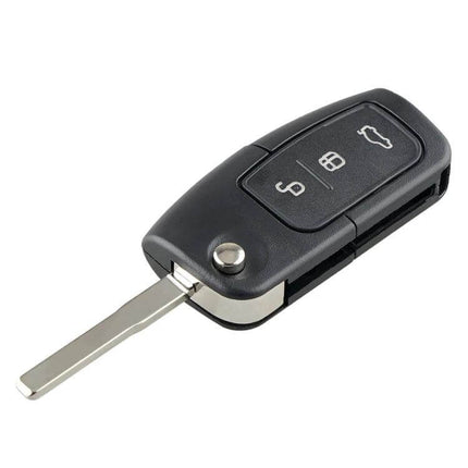 Programmable Remote Control Key for Ford Focus Vehicles - 433MHz replacement key with integrated chip, requires locksmith programming and cutting