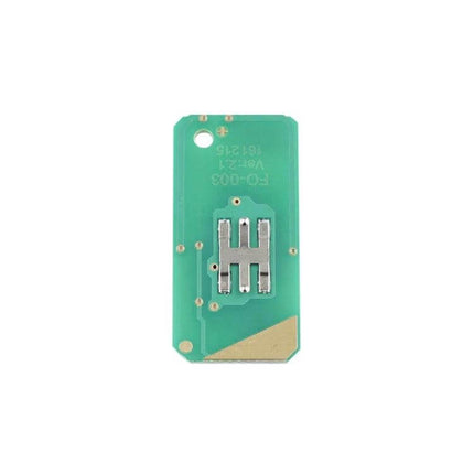 Programmable Remote Control Key for Ford Focus Vehicles - green 433MHz replacement PCB with integrated chip, requires locksmith programming and cutting