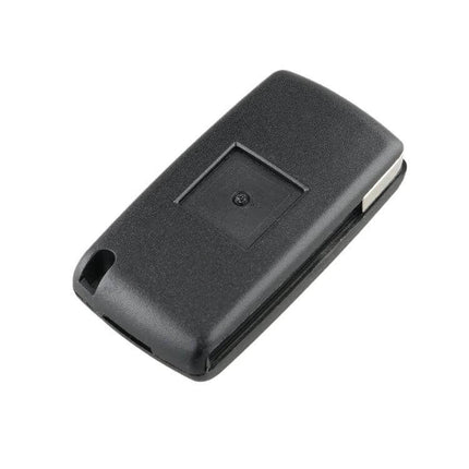 Peugeot 2-Button Wireless Remote Key for Vehicle Access black replacement remote with integrated chip and 433MHz frequency