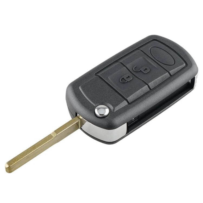 Land Rover Smart Remote Key for Range Rover Sport and Discovery 3 Models black flip key with 3 buttons and uncut blade 433MHz 46 chip