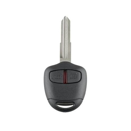 Mitsubishi 2-Button Car Key Remote with Integrated Battery replacement remote key with two buttons and integrated battery