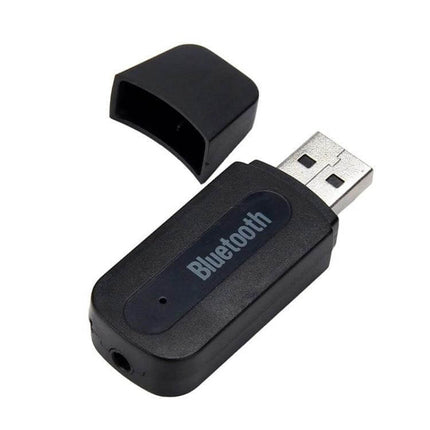 M1 Bluetooth Audio Transmitter Receiver For Portable Audio - black USB Bluetooth transmitter/receiver with 3.5mm jack