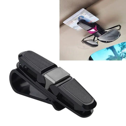 Car Sun Visor Mounted Glasses and Ticket Holder