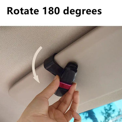 Car Sun Visor Mounted Glasses and Ticket Holder | Syndmart