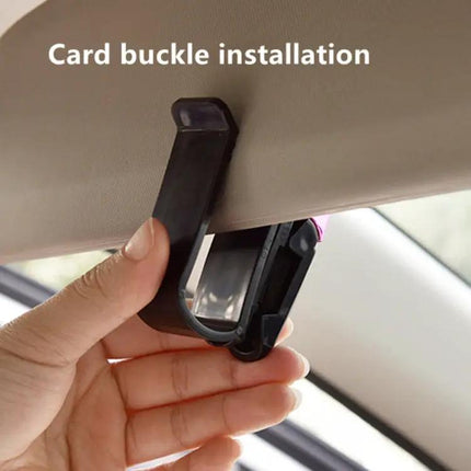 Car Sun Visor Mounted Glasses and Ticket Holder | Syndmart