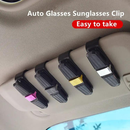 Car Sun Visor Mounted Glasses and Ticket Holder | Syndmart