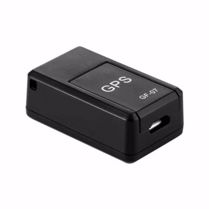 Mini Magnetic GPS Tracker for Real-Time Vehicle Location - compact black magnetic GPS tracker for cars, bikes, and valuables, real-time GSM positioning