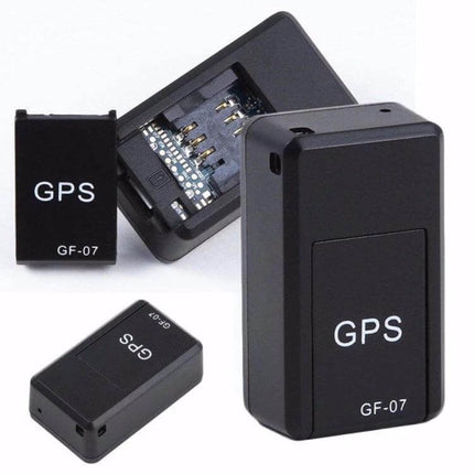Mini Magnetic GPS Tracker for Real-Time Vehicle Location, compact GF-07 magnetic GPS device for cars, bikes, and valuables