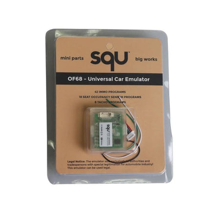 SQU Tool for Everyday Car System Checks and Resets - OF68 universal car emulator for immobilizer and airbag checks