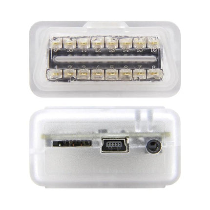 Tactrix OBD2 Scanner for Routine Vehicle Checkups at Home - clear Openport 2.0 connector and ports for DIY garage diagnostics