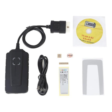WOW Auto Tool for Daily Car Maintenance and Troubleshooting compact diagnostic kit with OBD cable USB cable and software CD