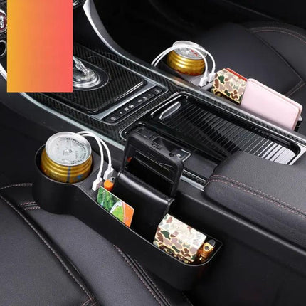 Driver Seat Gap Filler Storage Box for Car Essentials