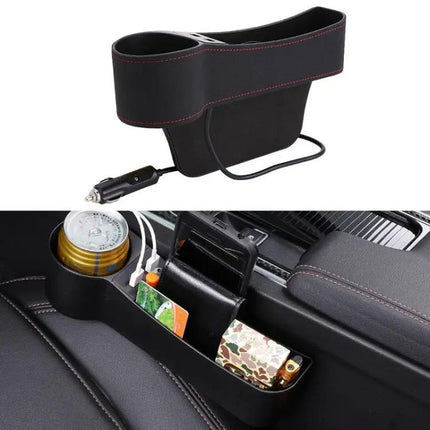 Driver Seat Gap Filler Storage Box for Car Essentials
