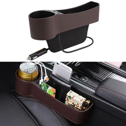 Driver Seat Gap Filler Storage Box for Car Essentials