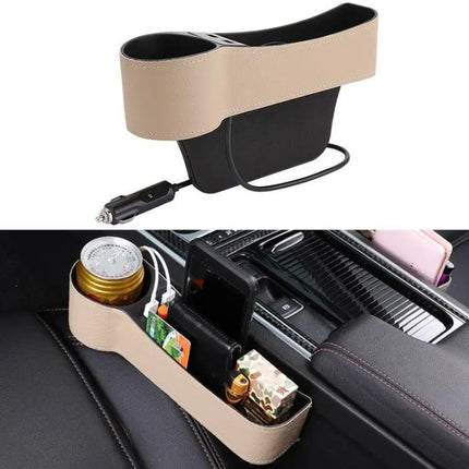 Driver Seat Gap Filler Storage Box for Car Essentials