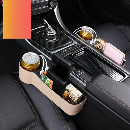 Driver Seat Gap Filler Storage Box for Car Essentials