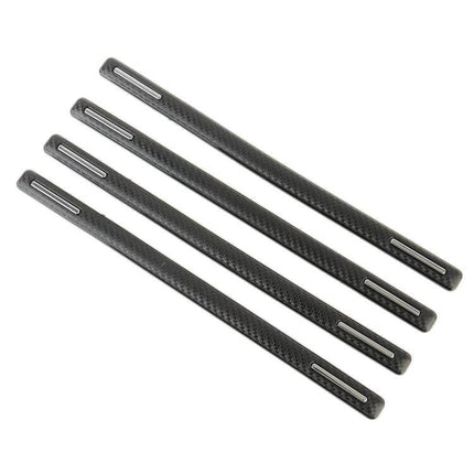 Universal Silicon Car Door Anti-Collision Strip, 4 Pieces - black flexible silicon strips to protect car doors from dings and scratches