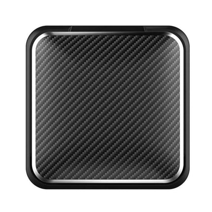 Carbon Fiber Texture Silicone Car Phone Holder for Smartphones - black carbon fiber textured silicone car phone grip