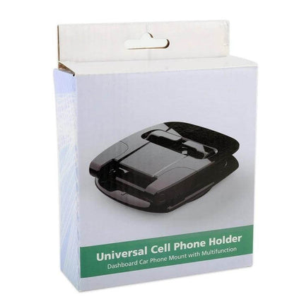 Adjustable Car Dashboard Phone Holder for 3.5 to 6.5 Inch Phones - black universal dashboard cell phone holder in retail box