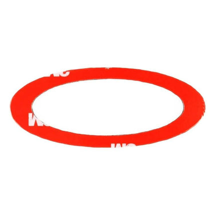 Decorative Carbon Fiber Steering Wheel Frame for Ford Mondeo red adhesive trim ring for installation, carbon fiber accessory