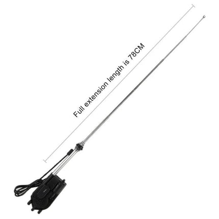 Adjustable Automatic Expansion Car Antenna for AM/FM Radio Use - 78cm fully extended adjustable angle antenna for improved reception