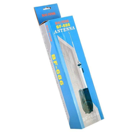 Adjustable Automatic Expansion Car Antenna for AM/FM Radio Use in retail packaging, adjustable angle antenna for improved signal reception