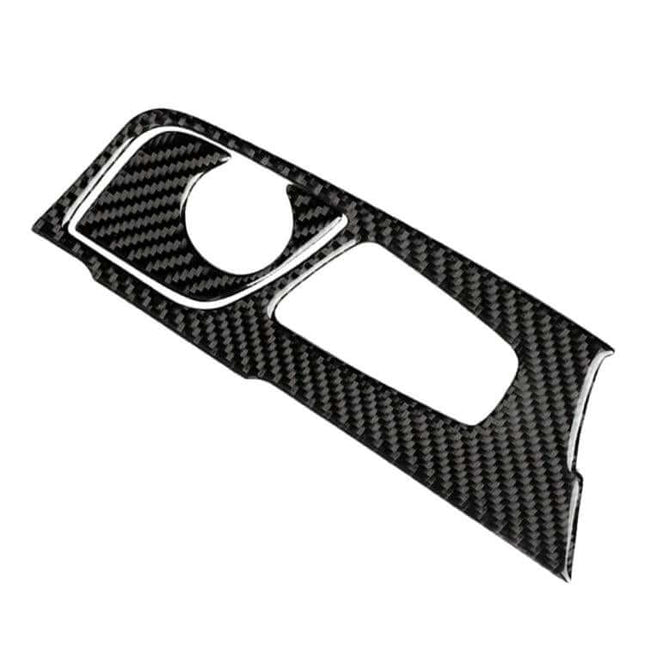 Carbon Fiber Gear Position Panel Sticker for BMW 5 Series G38 2018 - carbon fiber interior decal for gear panel, sleek dashboard upgrade