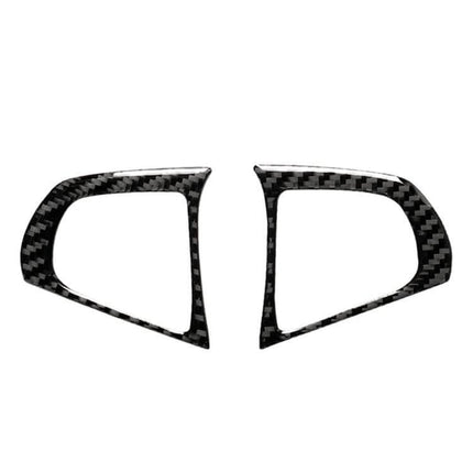 Carbon Fiber Decorative Sticker for BMW 5 Series Steering Wheel - carbon fiber steering wheel trim pieces