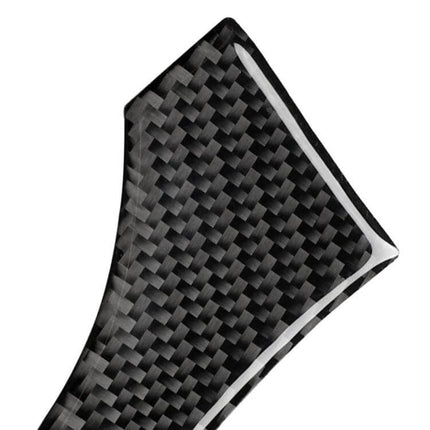 BMW Carbon Fiber Rearview Mirror Decorative Sticker - close-up carbon fiber texture trim for G30 G11 interior upgrade