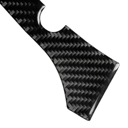 Carbon Fiber Decorative Stickers for BMW Rearview Mirrors - close-up carbon fiber texture mirror cover accent for G30 G11 models