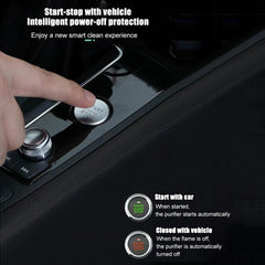 Car Cup Air Purifier for Smoke and PM2.5 Elimination