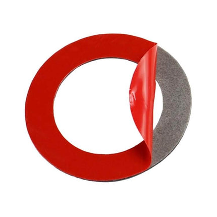 Carbon Fiber Steering Wheel Decorative Ring for Volkswagen Cars - red adhesive trim ring for interior upgrade