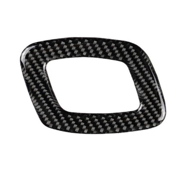 Carbon Fiber Decorative Sticker for Toyota Camry Seat Adjustment - black carbon fiber seat adjustment panel trim
