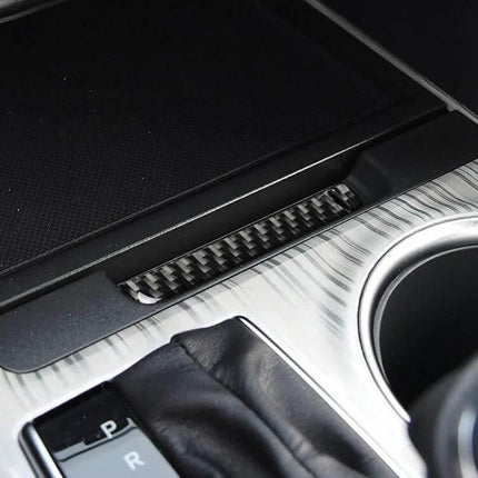 Carbon Fiber Decorative Sticker for Toyota Camry Storage Box Groove installed in Camry eighth generation center console storage groove
