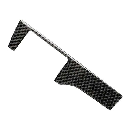 Carbon Fiber Headlight Switch Decorative Sticker for Honda Civic 2016-2019 - black carbon fiber dashboard trim for headlight switch