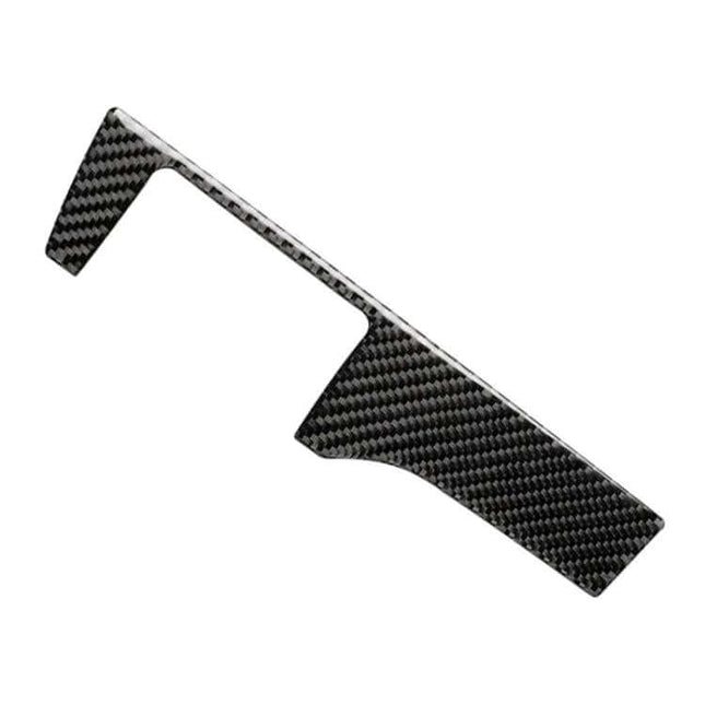 Carbon Fiber Headlight Switch Decorative Sticker for Honda Civic 2016-2019 - black carbon fiber dashboard trim for headlight switch
